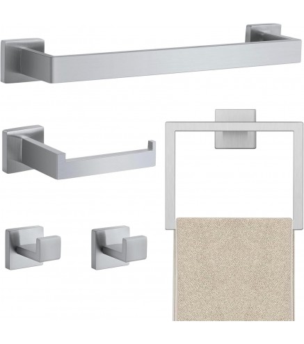 5 Piece Bathroom Towel Bar Set