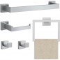 5 Piece Bathroom Towel Bar Set