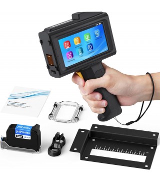 0.5 Inches Print Height Intelligent Handheld Inkjet Printer Lasts 16H Weighs