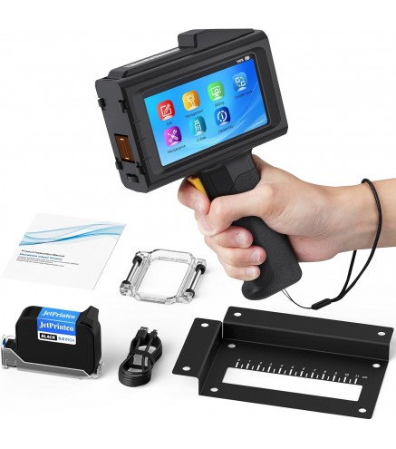 0.5 Inches Print Height Intelligent Handheld Inkjet Printer Lasts 16H Weighs