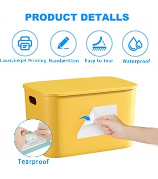 2×3 Inch Removable Blank Freezer Labels