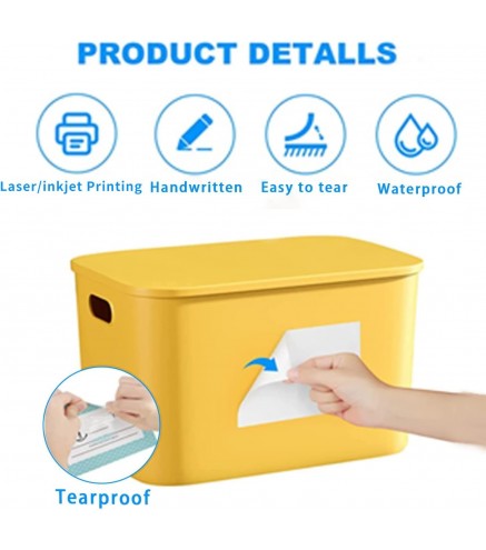 2×3 Inch Removable Blank Freezer Labels