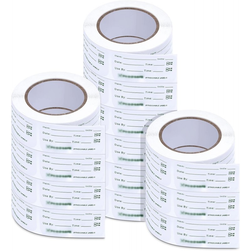 3000 Pieces Food Labels for Containers