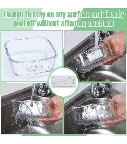 3000 Pieces Food Labels for Containers