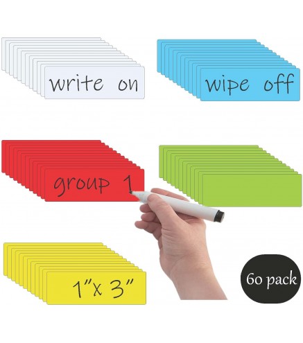 Dry Erase Magnetic Labels