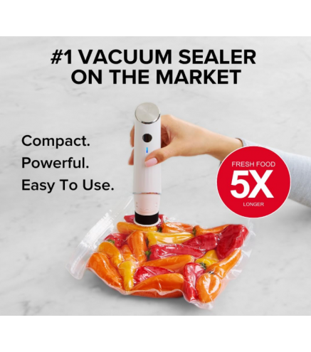 Compact Vacuum Sealer for Food