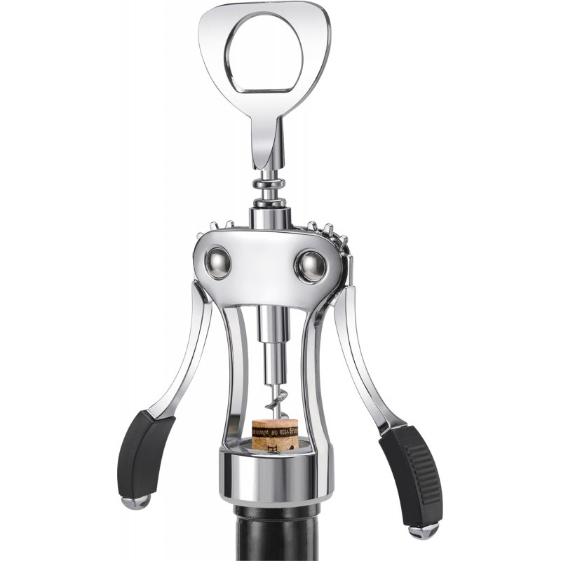 Wine Opener, Heavy-Duty Zinc Alloy Wing Corkscrew