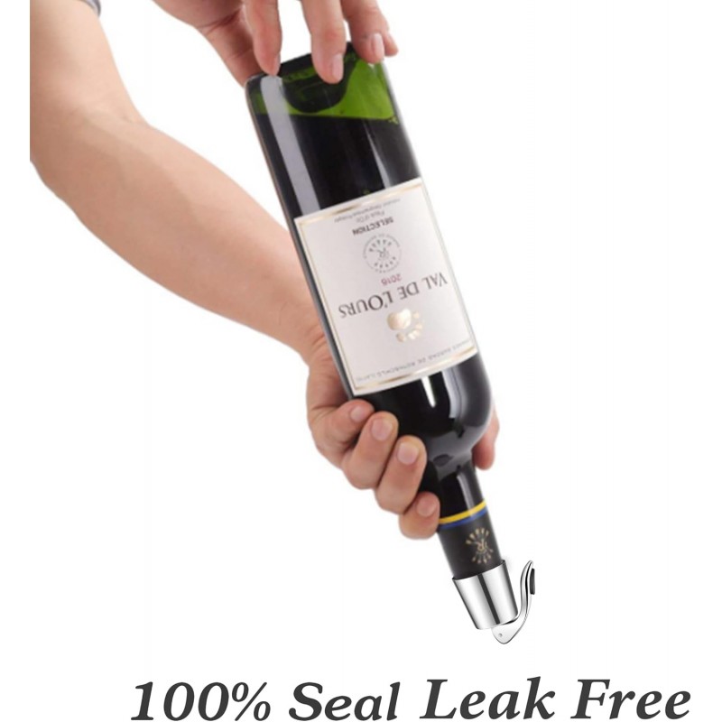 SteeL Leakproof Expanding Wine Stopper (2 Pack)