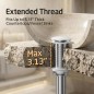 Extended Thread Bathroom Sink Drain