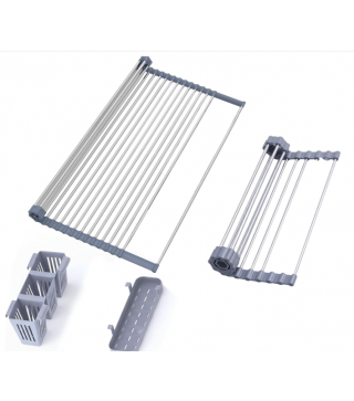 Expandable Roll Up Dish Drying Rack