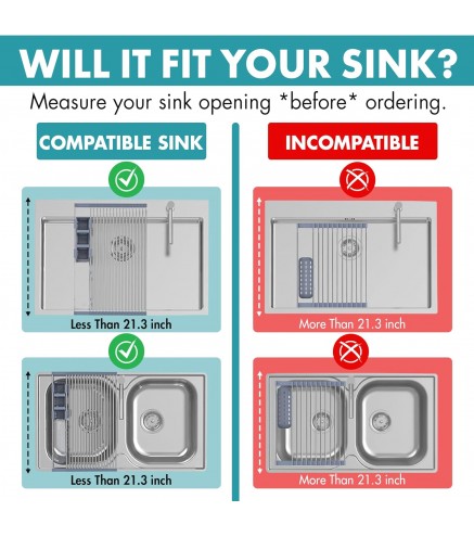 Expandable Roll Up Dish Drying Rack