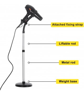 Hair Dryer Stand Hands Free 360