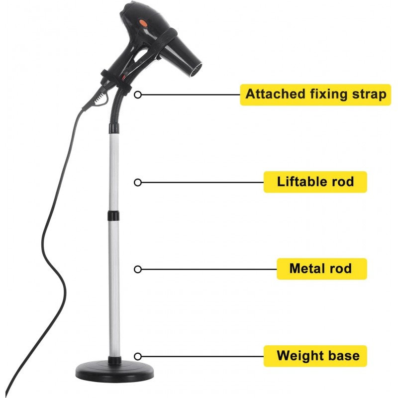Hair Dryer Stand Hands Free 360