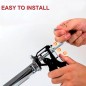 Caulk Gun Kit for 10oz Caulk Tubes