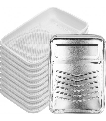 Bates 9 Inch Paint Tray with 10 Plastic Liners