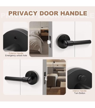 Black Interior Door Handle