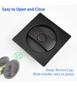 2 Pack Pocket Door Privacy Lock