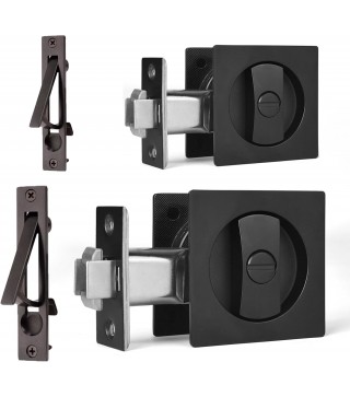 2 Pack Pocket Door Privacy Lock