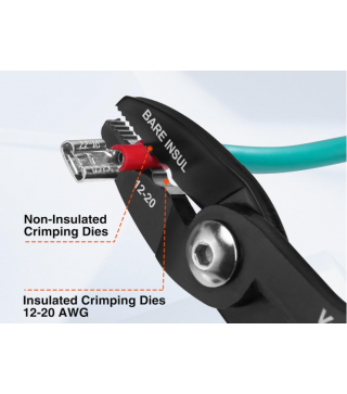 Crimping Tool for Heat Shrink Connectors