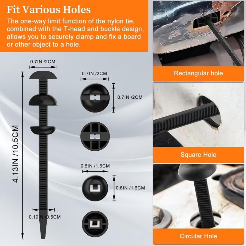 Nylon Universal Cable Tie Buckle