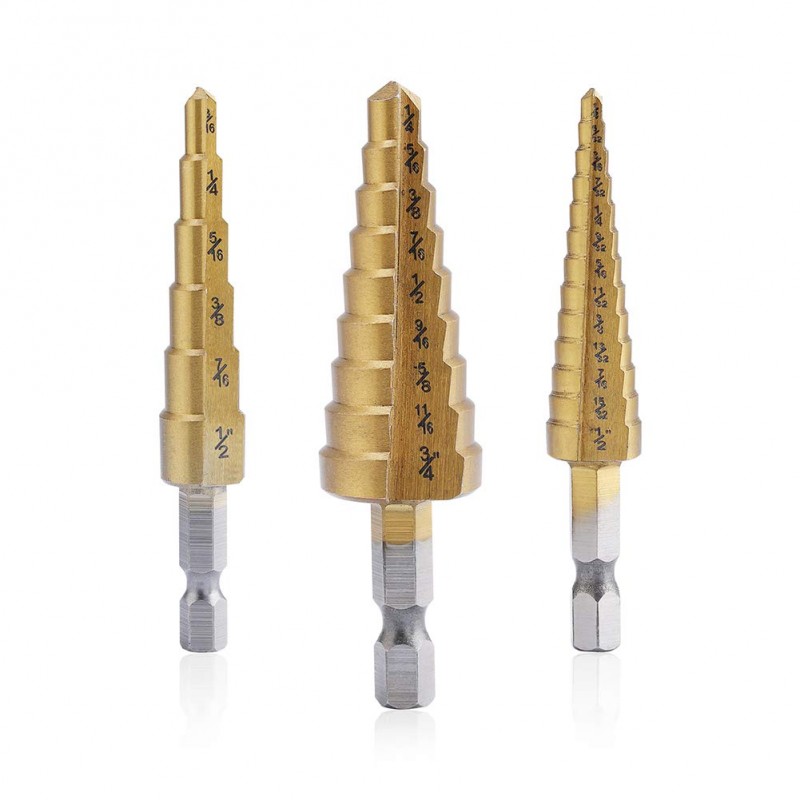 Aleric Step Drill Bit Set
