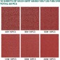 60PCS Triangular Sander Sandpaper