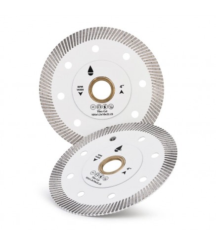 2pc/Lot 4 in Super Thin Dry Wet Diamond Porcelain Saw Blades