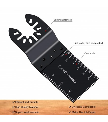 55PCS Oscillating Saw Blades