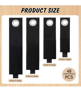 48 Pcs Extension Cord Holder Storage Heavy Duty Extension Straps Cable Holder Organizer