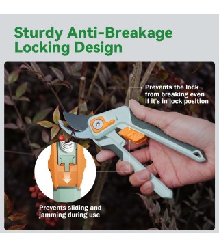 Pruning Shears for Gardening Professional Bypass Hand Pruner