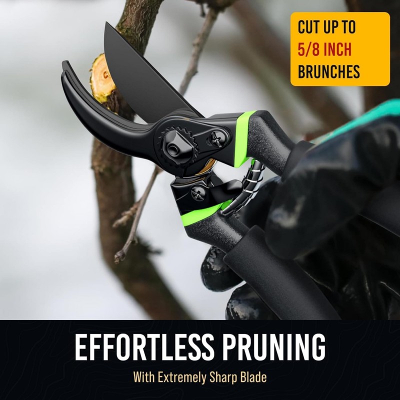 Professional Titanium Bypass Pruning Shears