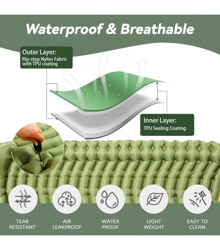 Double Sleeping Pad for Camping