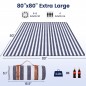80”x 80” Picnic Blanket Extra Large, Waterproof and Foldable Beach Blanket