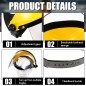 4 Pack Safety Face Shield for Grinding and Cutting