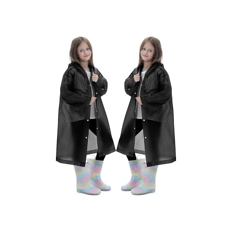 2 Pack Raincoats for Kids