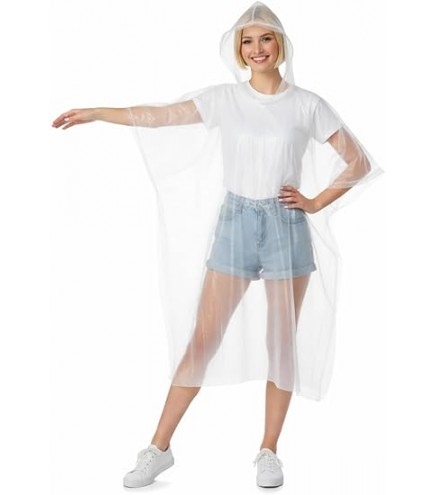 Disposable Rain Ponchos for Adults
