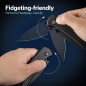 Pocket Folding Knife- Button Lock Knife with Thumb Stud Opener for EDC