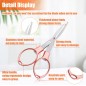 2PCS Folding Scissors, Portable Travel Scissor