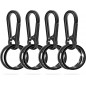 4PCS Metal Keychain Clip Hook Keychain Keyring