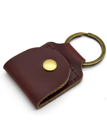 Key ring Genuine leather key ring Crazy Horse Leather Men's Women's Gift