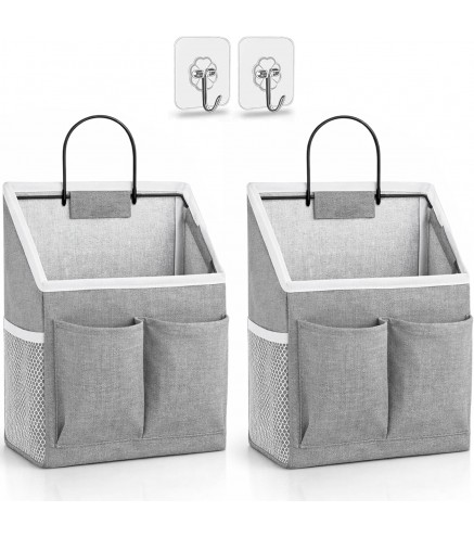 2pcs Wall Hanging Storage Bag
