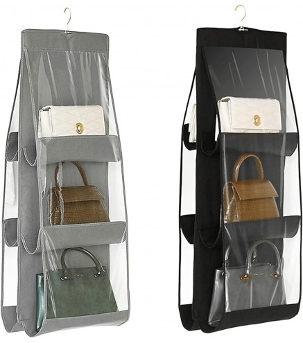Handbag Storage Hanging Purse Organizer Bedroom Organization Dust
